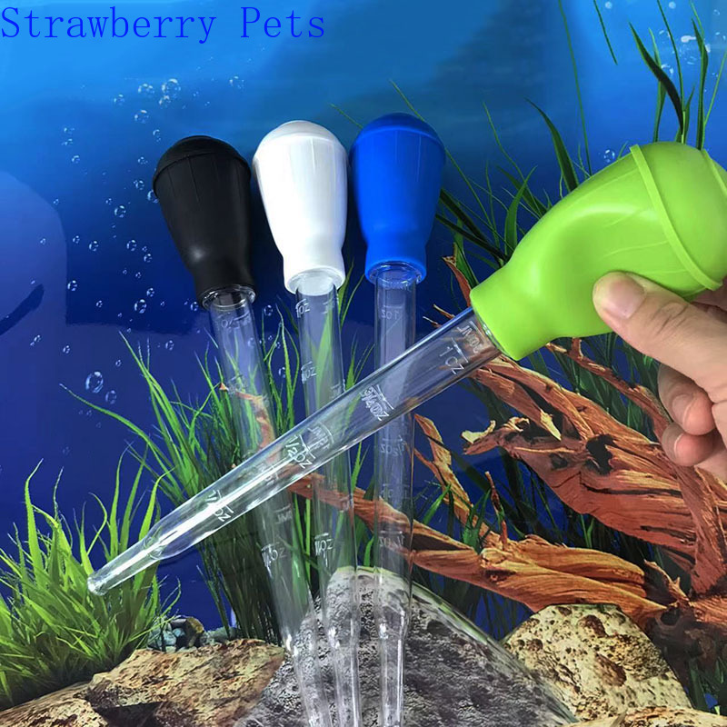 57cm 30ml 50ml Aquarium Clean Tool Pipette Fish Tank Siphon Pump Water Changer Aquarium Accessories with Extension Tube