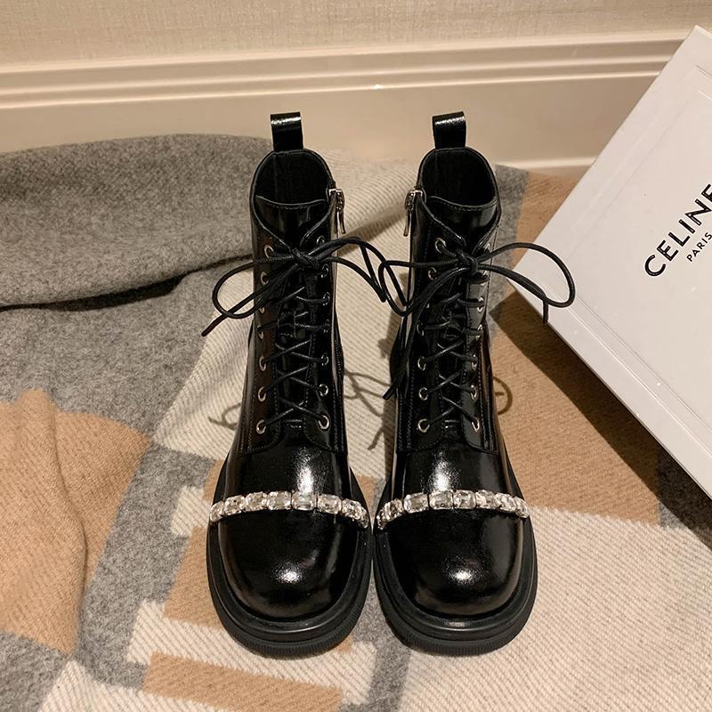 for Fashion Ankle Women Bg Rhies Design Ladies Autumn Winter Shoes Woman Thick Bottom Platform Boots Girls 8c0a Platm