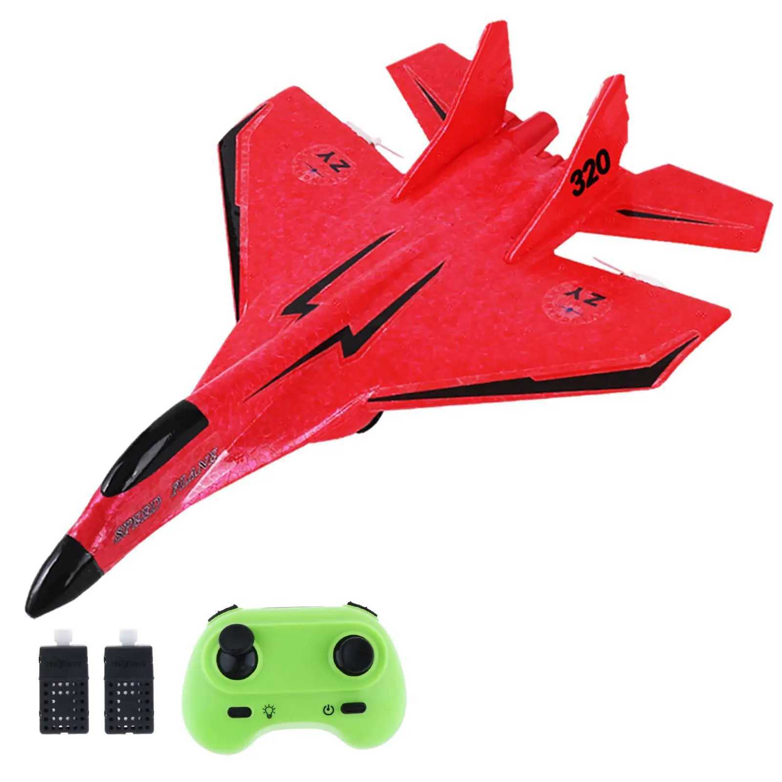 2 CH RC Plane Gift 2.4G Easy to Control RC Glider Foam RC Airplane Remote Control Airplane for Adults Kids Beginner Boys GirlsXJ240829