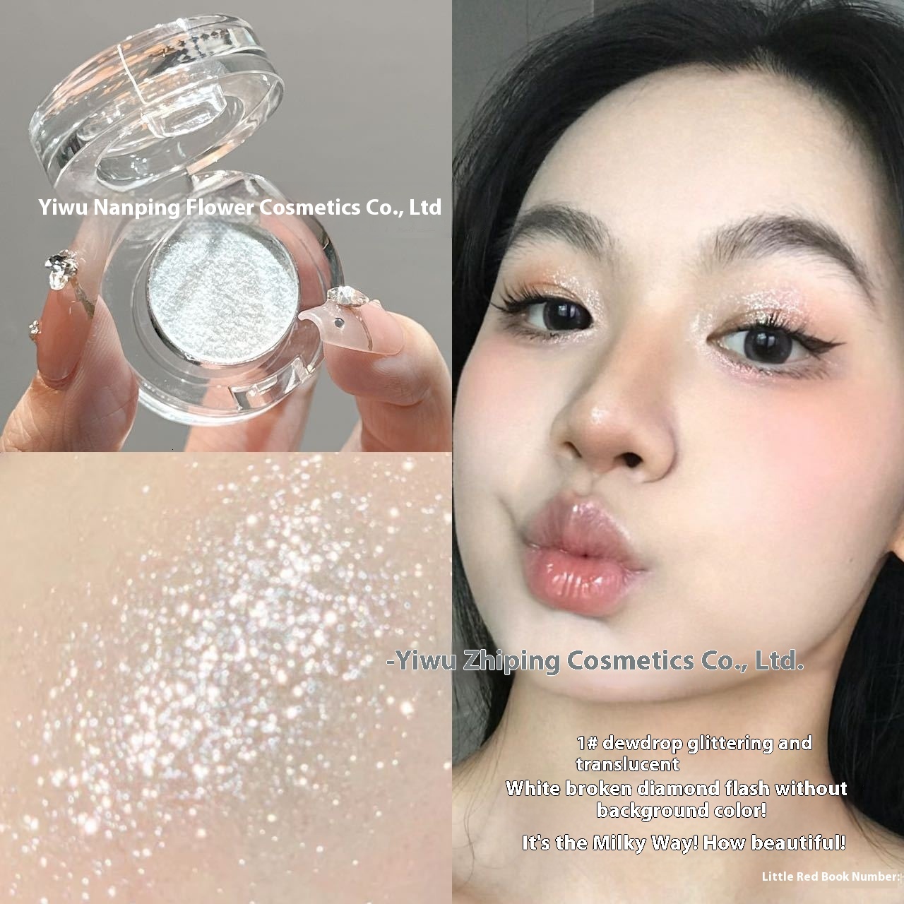 Silk-Textured Xixi Eye Shadow Duo in Mono Charcoal - Stellar Design with Metallic Luminous Hues Inspired by Celestial Beauty