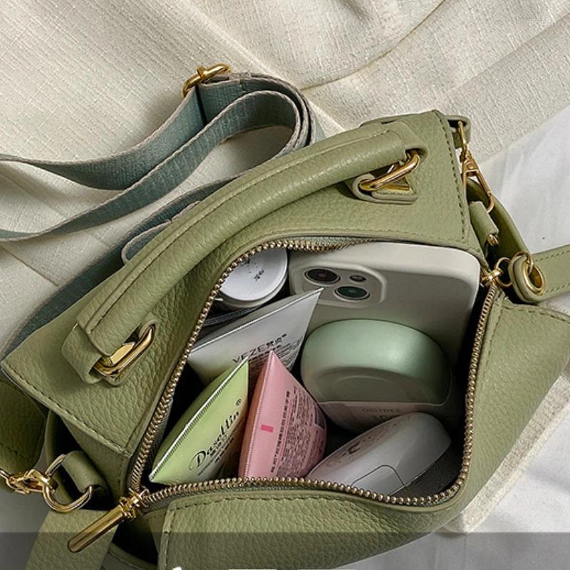 Shoulder Bags Bag PU Leather Texture Handbag Trendy Design Fashion Casual Square Crossbody Daily Commute Phone Purse Storage zhanyishengli
