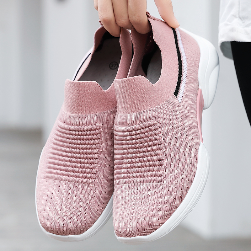 2023 Women's Spring Fashion Casual NEW hot Breathable Running Outdoor Light Solid Color Sports Shoes