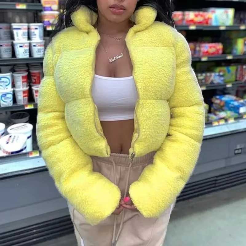 Women's Down Parkas Bubble Coats 2024 Winter Pure Cotton Coat Womens Fashion Cutting Inflatable Thick Jacket Casual Coat Parkas Womens Y240824WXZ