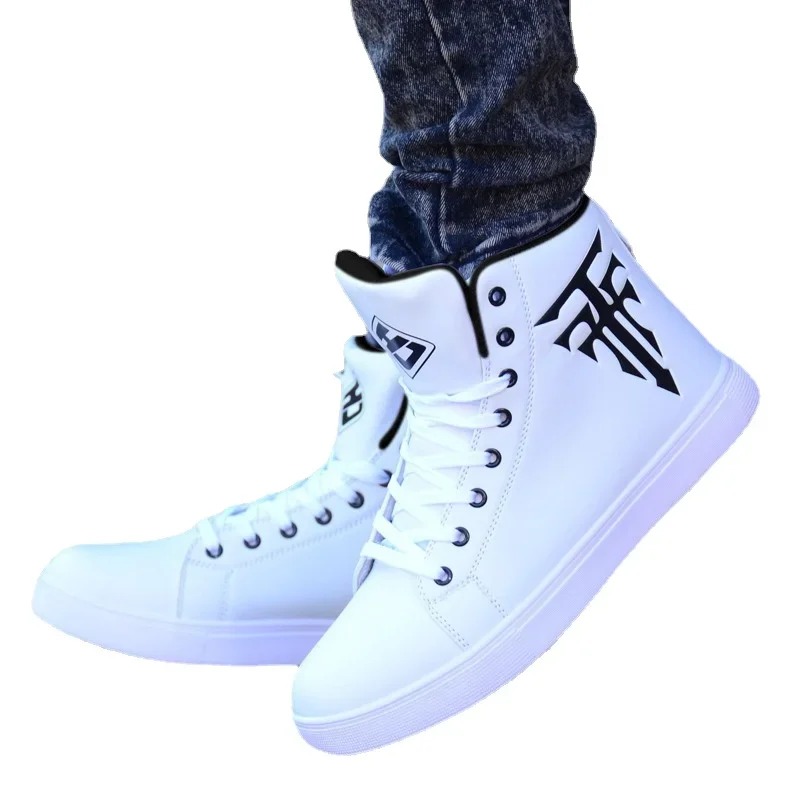 Man Vulcanized Sneakers Male Comfortable High Top Men Autumn Spring 2023 Fashion Mens Shoes Vulcanize Shoes2024 dh1102140750