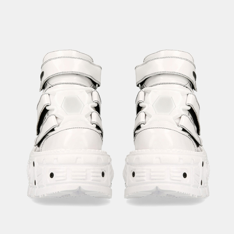 Fashion Women's Brand Ankle Platform Metal Decoration Shoes New Pumps Gothic Punk Style Motorcycle Boots Y2k Cosplay b919