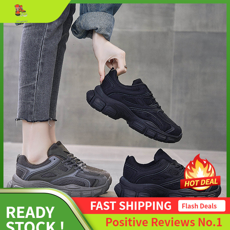 Ddmysports Korean Spring New Dad Women S Shoes Instagram Trendy Lacing Thick Sole Student Sports And Leisure Street Shoot OUTDOOR