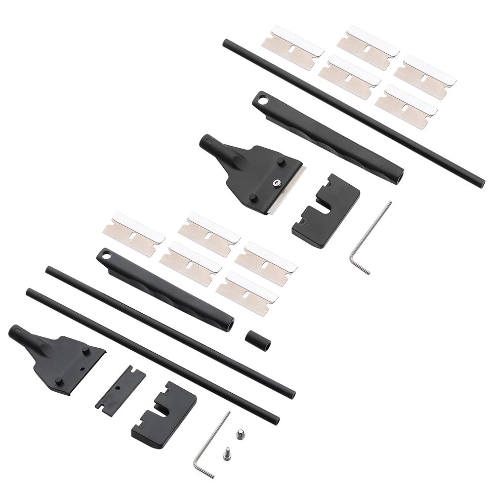 Stainless Steel Aquarium Fish Tank Algae Scraper Blade Aquatic Water Live Plant Grass Cleaning Multi-Tool Cleaner Kit Set