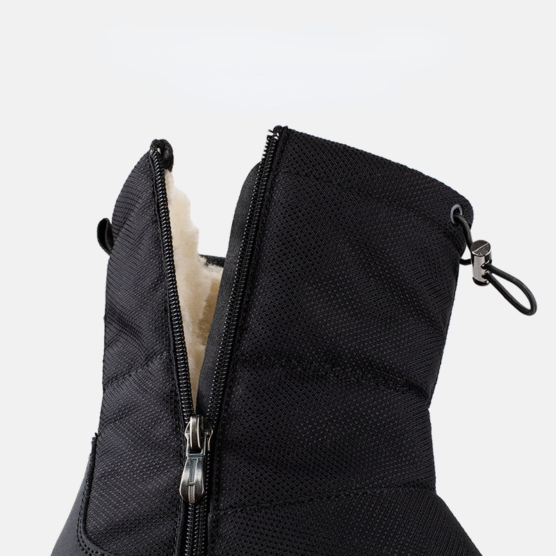 2021 Outdoor Winter Men Shoes Non-slip Waterproof Snow Boots Thicken Plush Warm Winter Boots Platform Booties Zapatos De Hombre