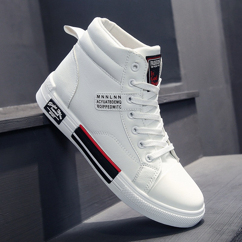 Winter Autumn Sneakers Leather Waterproof Lace Up Ankle Boots New High-top Casual Shoes for Men New Sneaker Designer Brand