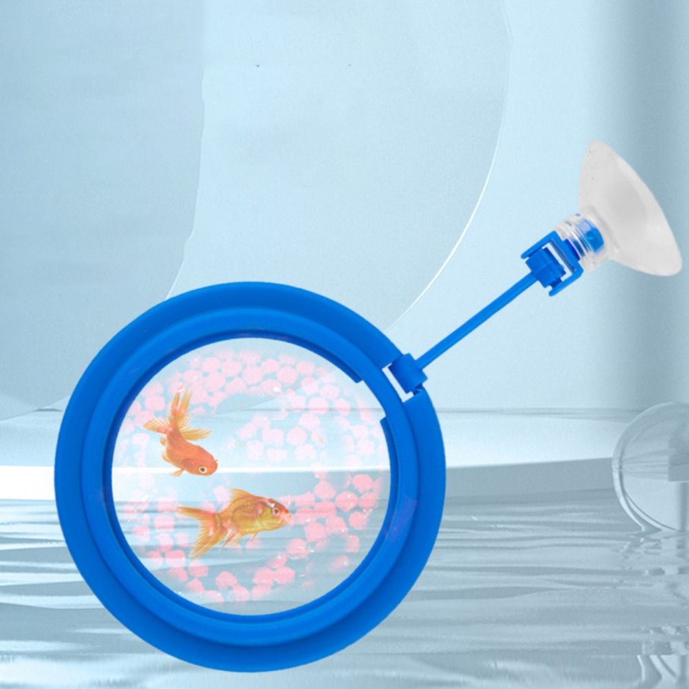 Fish Feeding Supplies Thicken Plastic Buoyancy Circle for Aquarium Floating Food Feeder Square/Round Feeding Ring