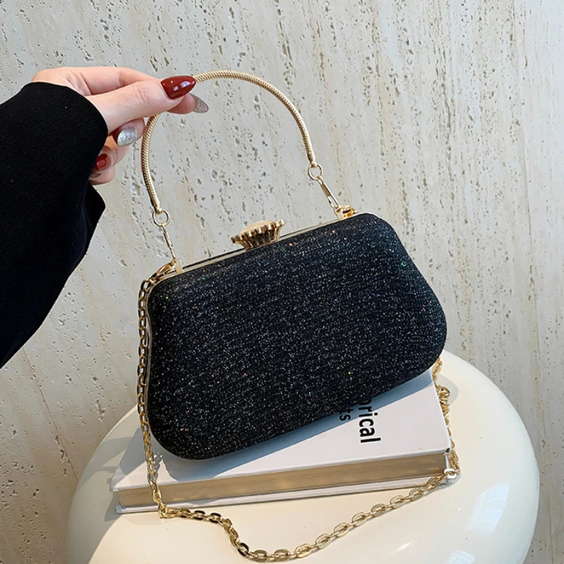 n Womens Evening Bag Party Banquet Flash Wedding Clutch Handbag Shoulder Chain Bolsas 250213