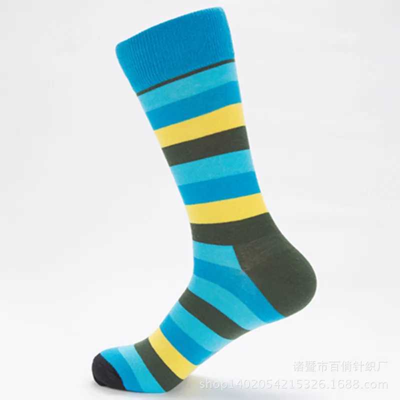 Men's Socks 5 pairs of socks autumn and winter new mens long tube cotton socks ball series casual jacquard socks factory wholesale Y240830ZACJ