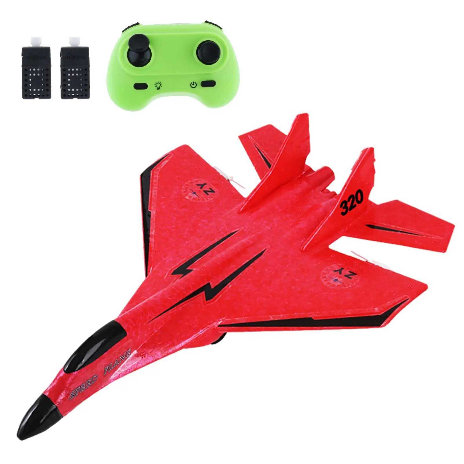 2 CH RC Plane Gift 2.4G Easy to Control RC Glider Foam RC Airplane Remote Control Airplane for Adults Kids Beginner Boys GirlsXJ240829