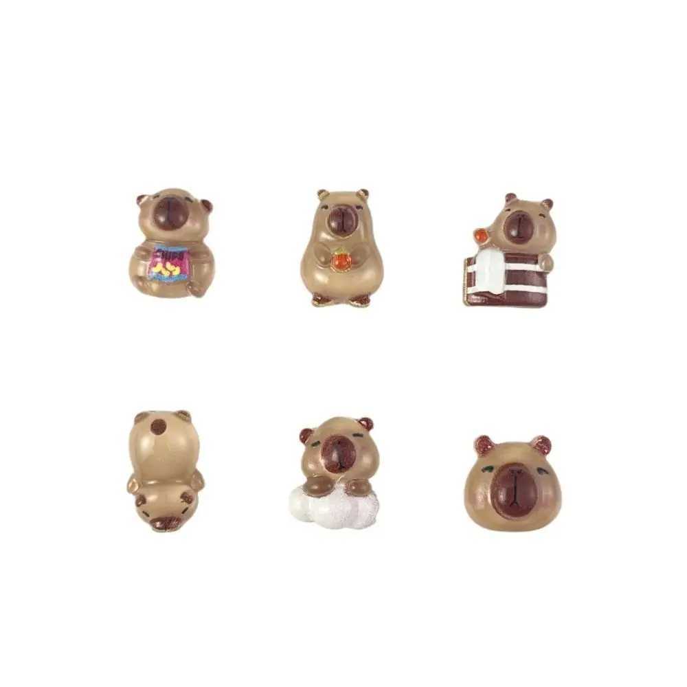 10/20 nail art accessories cute cartoon mini puffs DIY nail resin charm flat back jewelry used for ergonomic decoration W240829