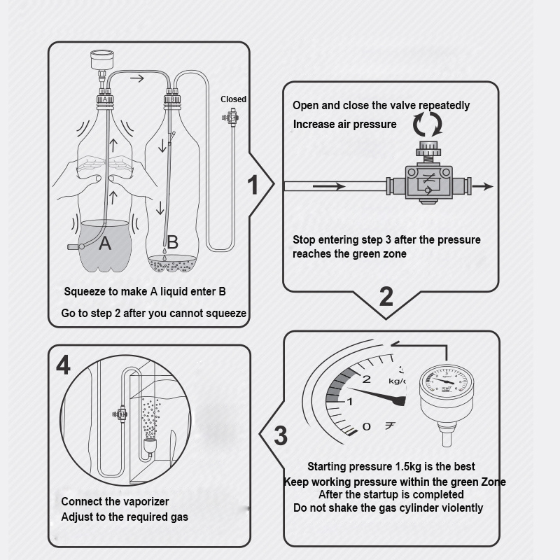 DIY CO2 Valve Diffuser Aquarium Supply Fish Tank Water Grass Homemade Carbon Dioxide Generator Kit With Pressure Air Flow Device