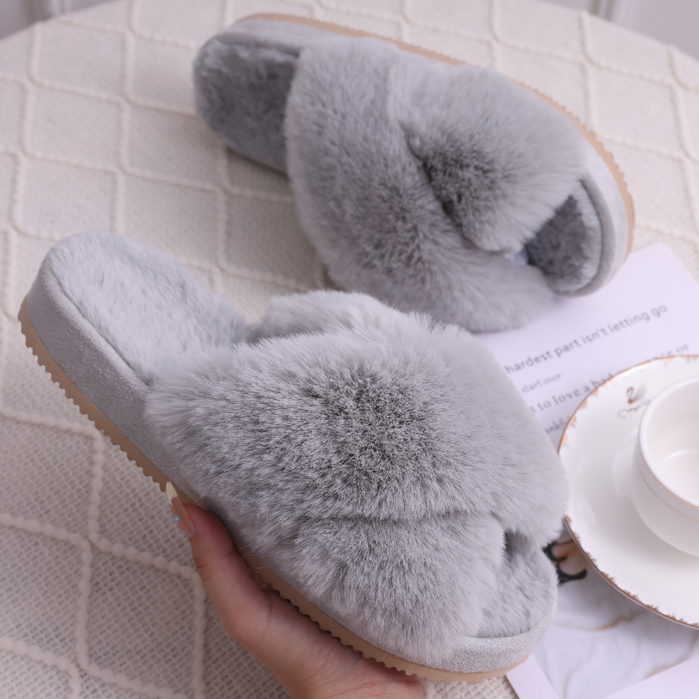 Women's Fluffy Fur | Indoor & Outdoor Plush Furry Slippers 4 ry