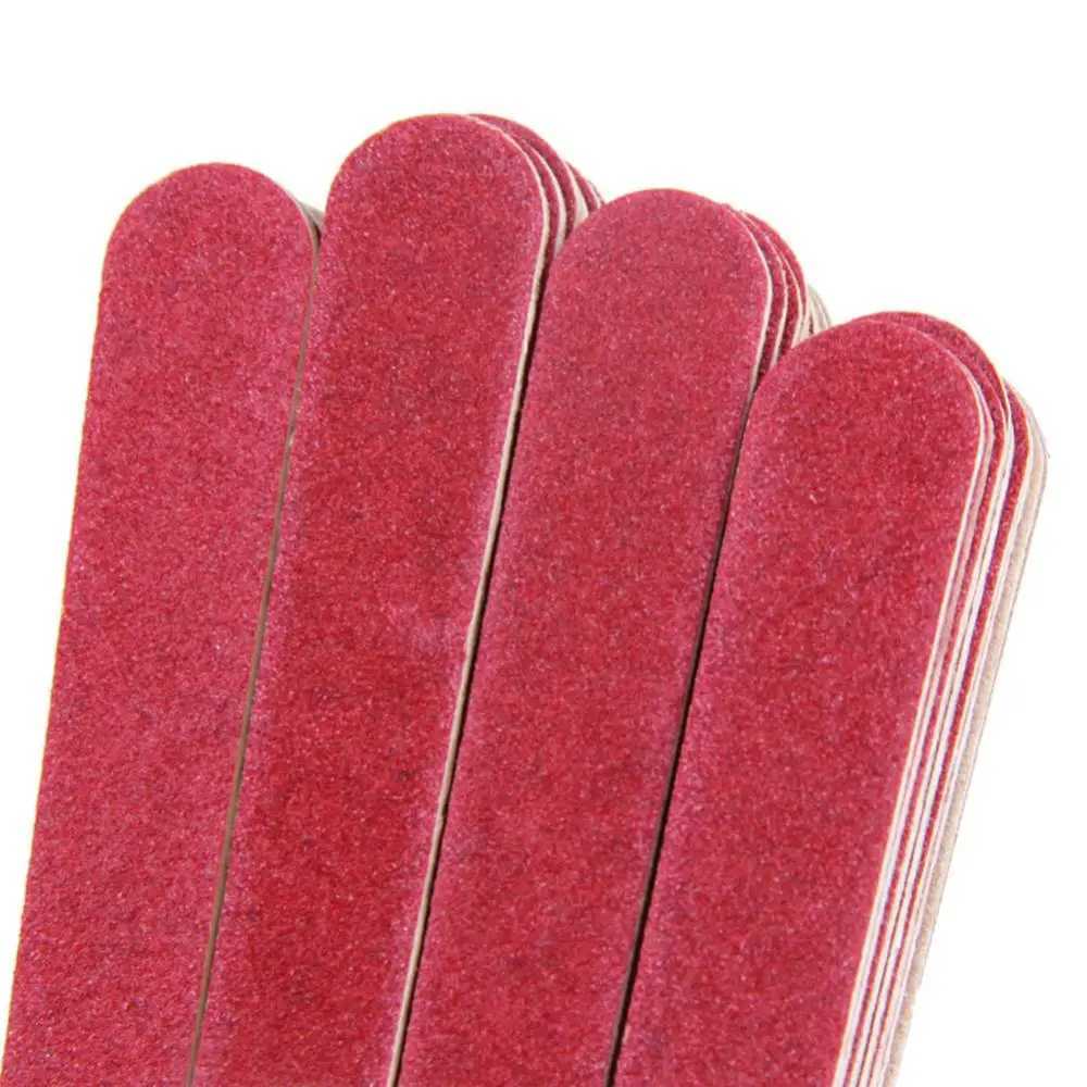 10/40Pcs professional double-sided nail files used for ergonomic nail buffering files sandpaper nail sanding nail art care tools W240829