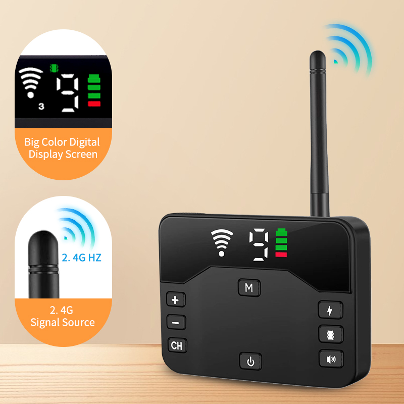 2 IN 1 Wireless Dog Electric Fence & Electric Shocker Training Collar Remote With Adjustable Beep Vibration Shock Rechargeable