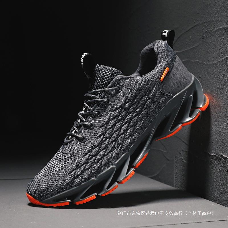 Thick Casual Sports Men 2024 New Breathable Mesh Men'S Lightweight Outdoor Lawn Fashion Running Shoes