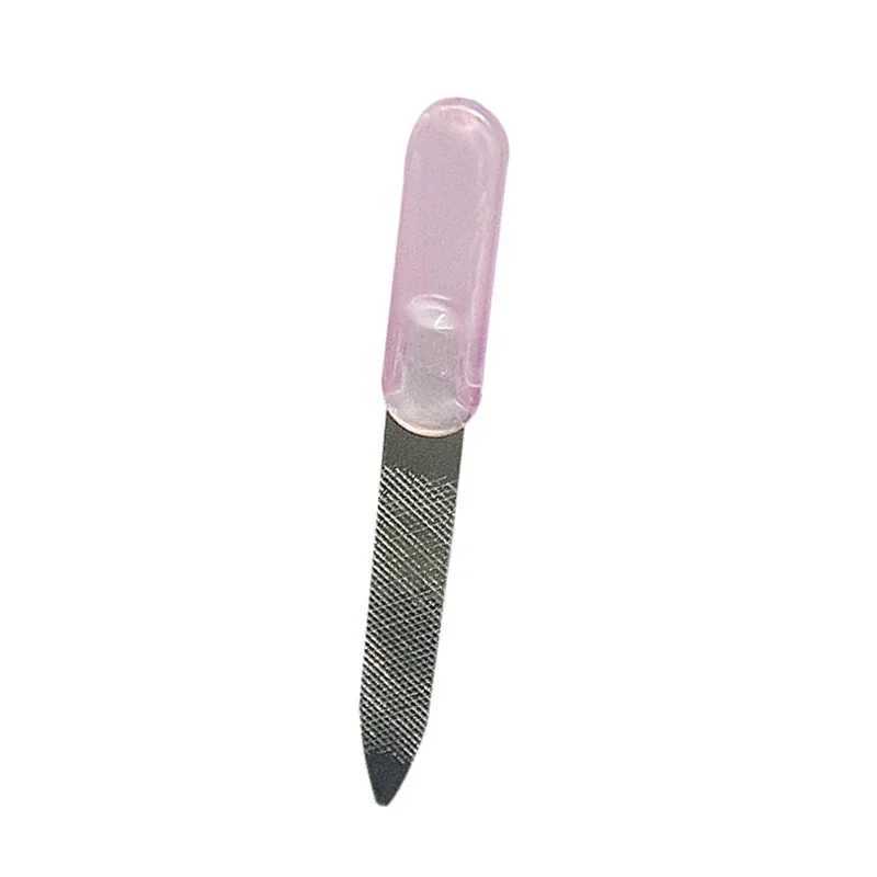 Stainless steel nail file plastic nail reinforcement tool manual nail file professional manual tool W240829