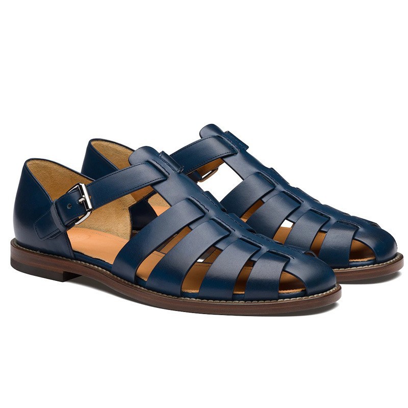 Summer Men's Sandals Leather Dress Shoes Outdoor Soft Pointed Formal Men Wedding Sandals Classic Light Slippers Sandals Sneakers