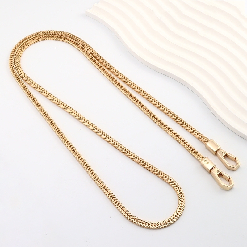 Metal Alloy Bag Chain Shoulder Straps 6mm Handbag Handle Replacement Accessories 240829