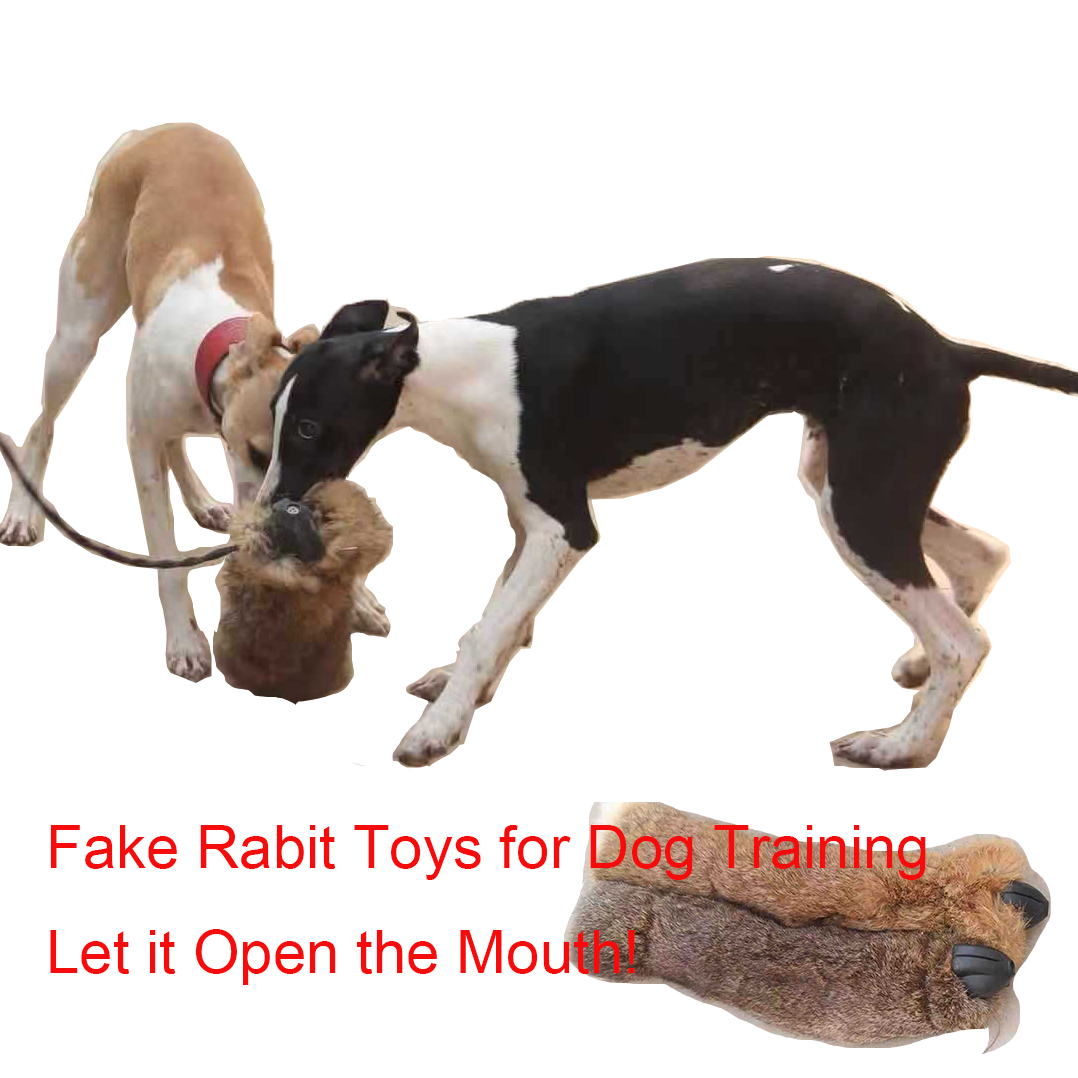 Hunting Dog Biting Toys Simulation Rabbit Interactive Dog Sound Toy for Whippet /Gree/Greyhound/Hound Training Tools Pet Supply