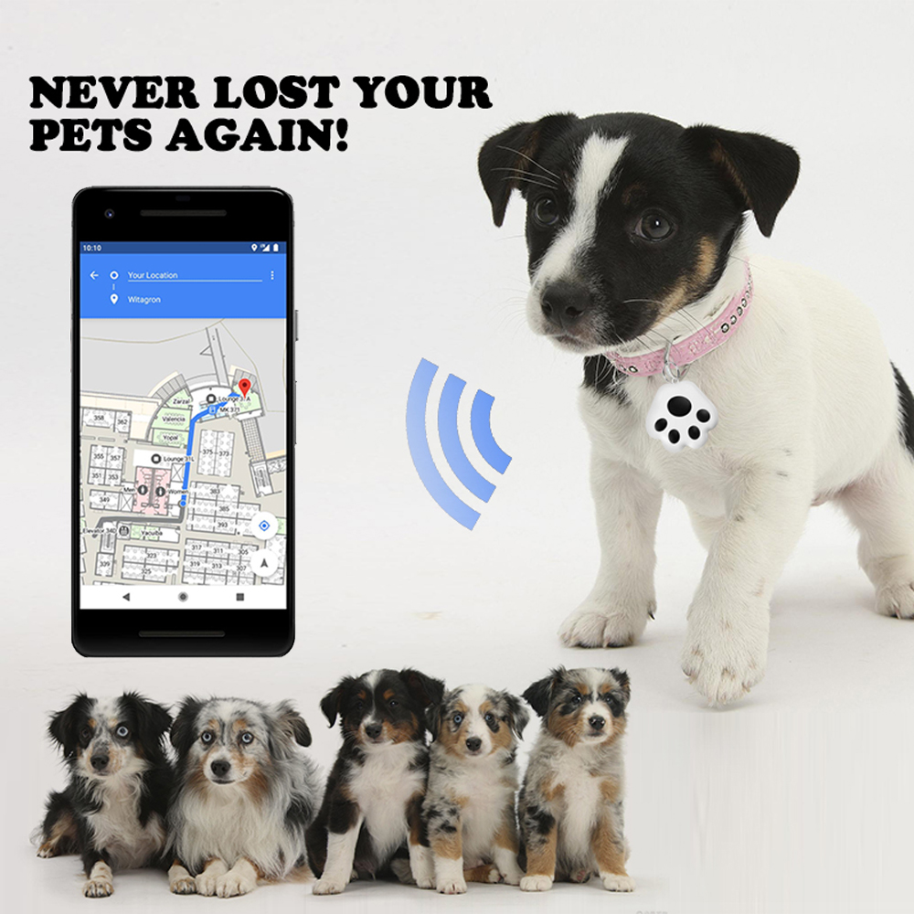 GPS Tracker Anti-Lost Alarm Wireless Bluetooth Locator Tracer For Pet Dog Cat Kids Car Wallet Key Collar Accessories