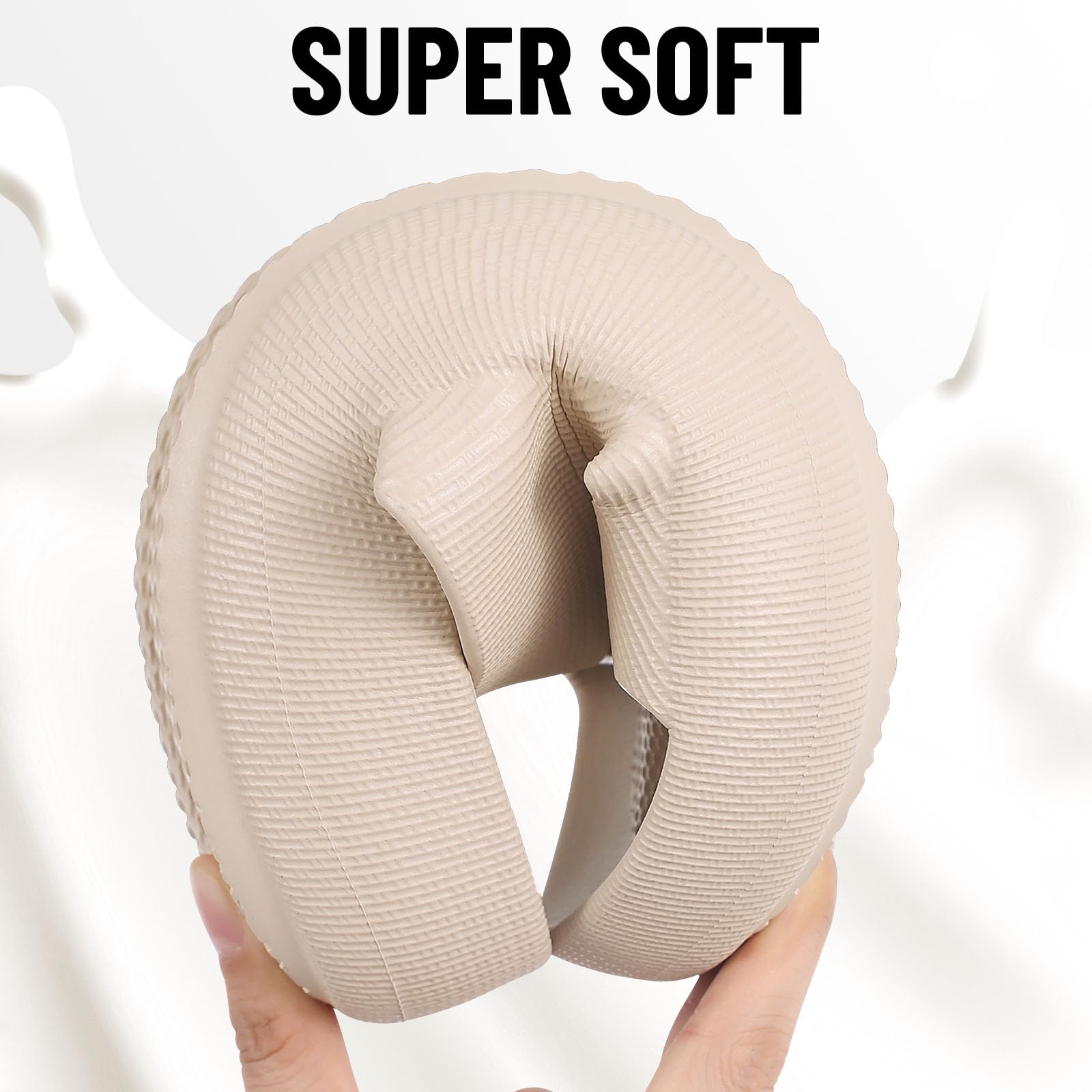 Fashion Platform Comwarm Beach Slippers For Women Pillow New Soft Thick Sole Sandals With Arch Support Non-slip Home Bathrooom Shoes 69ab