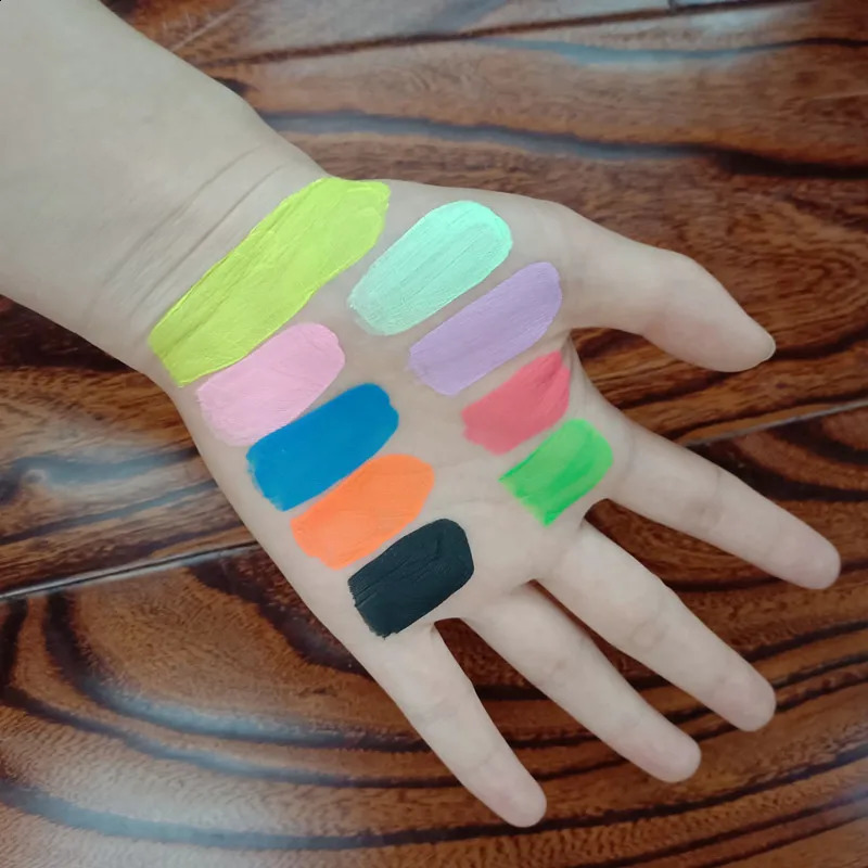 Professional 20g painting water-soluble fluorescent pigment Halloween party makeup tool body painting 240829