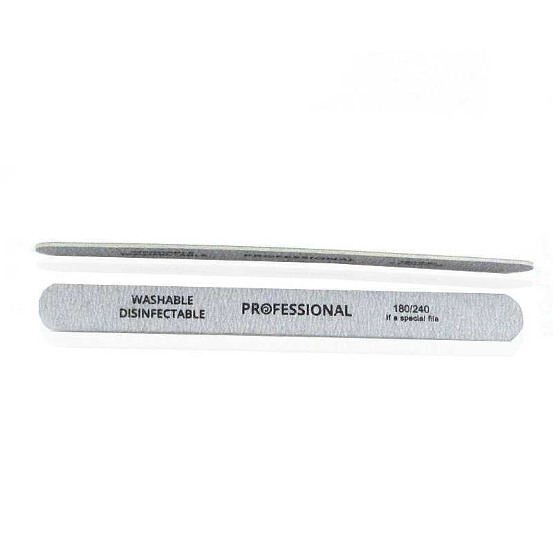 10 pieces of nail files with cushioning durability gravel sanding nail art accessories professional gray sanding nail files W240829