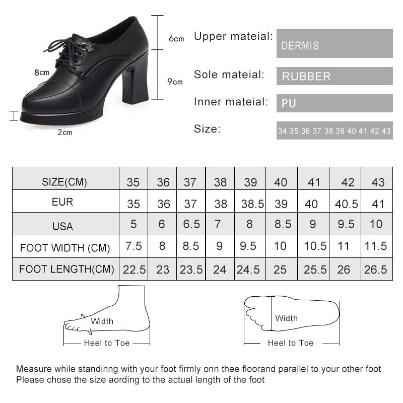 AIYUQI Women's High Heels Platform 2024 New Spring Women Dress Shoes Fashion Lace-up Women's Office Shoes