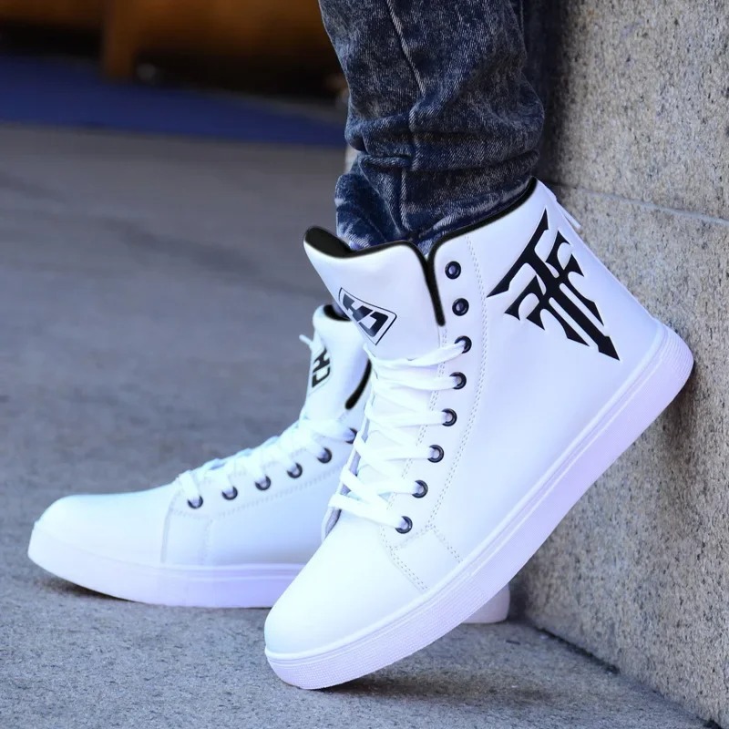 Man Vulcanized Sneakers Male Comfortable High Top Men Autumn Spring 2023 Fashion Mens Shoes Vulcanize Shoes2024 dh1102140750