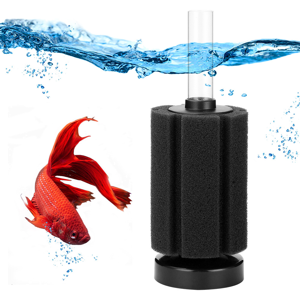 Aquarium Clean Tool Filter Biochemical Sponge Shrimp Pond Bio Sponge Filter Add Oxygen Fish Tank Collocation Air Pump