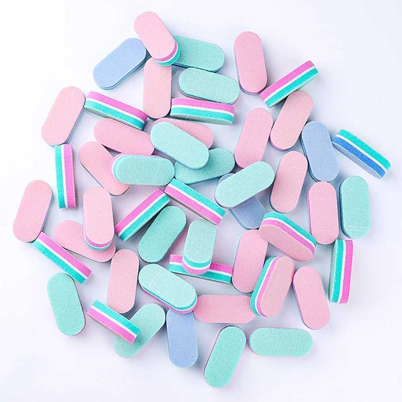 5/10/20 mini nail sponge file buffer block buffer sanding nail file pedicure tool for gel polishing machine nail accessories W240829