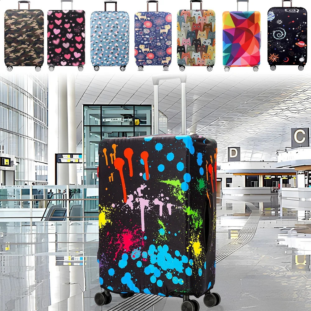 Luggage Cover 1832 Protector Travel Suitcase Protective Stretch Dust Accessories Supplies 240830