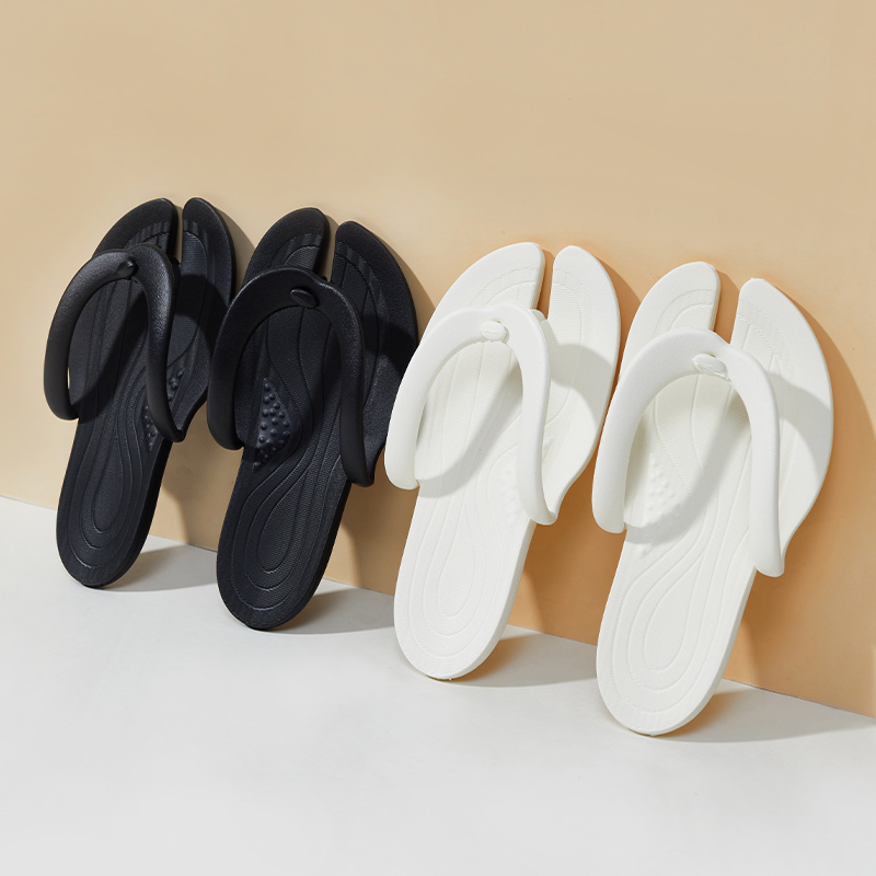 UTUNE Summer Flip Flops Women Slippers Foldable Outdoor Travel Vacation Light Soft Men Slides Beach Bath Shoes Flat Sandals
