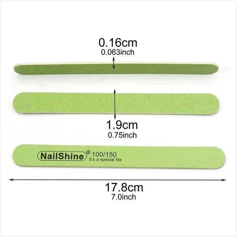 50 double-sided nail files for ergonomics 100/180 thick sandpaper 80/100 grit curve buffer block washable ergonomic tool set W240829