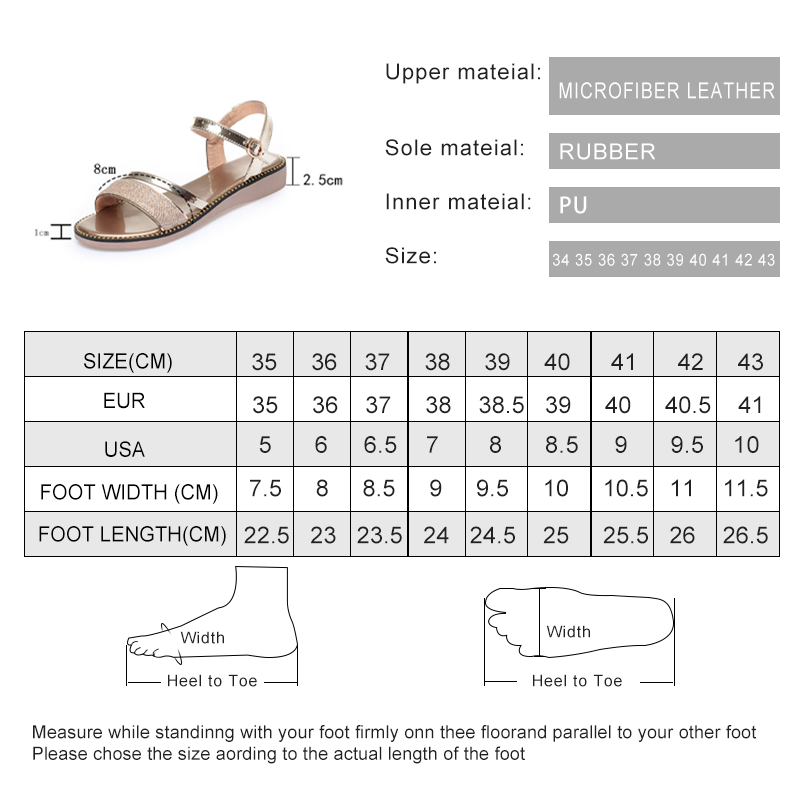 2025 NEW Women s AIYUQI Flat New Golden Female Summer Fashion Sweet Sier Big Size Sandals Women