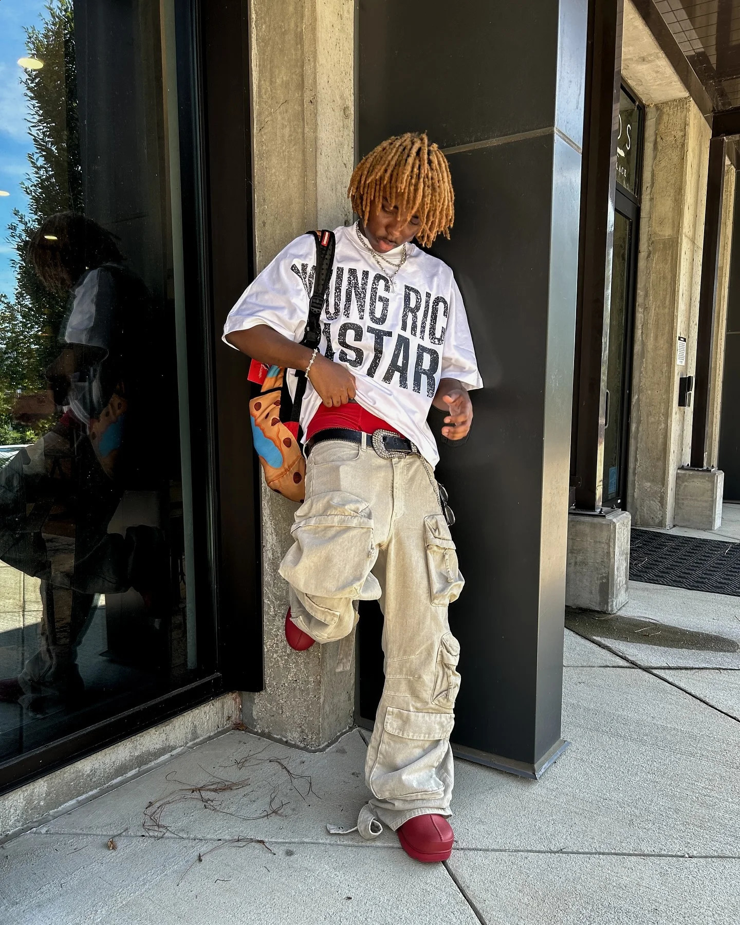 Classic Letter Print Cotton T Shirts Streetwear Casual Mens Clothing Oversized Cropped Men Short Sleeve Tops Y2k Tees 240829