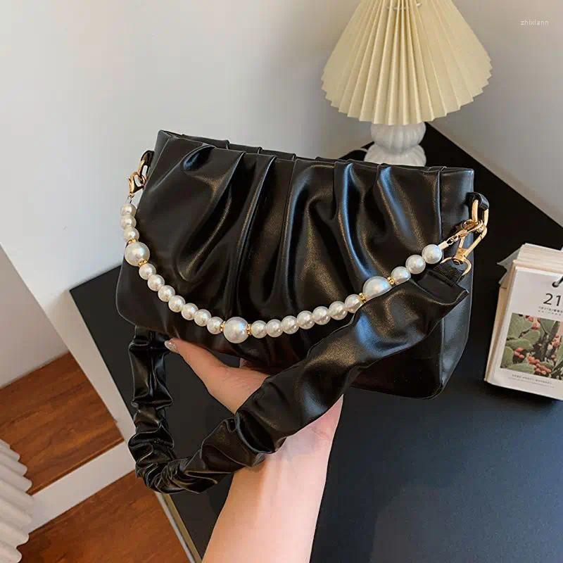 2025 NEW Shoulder Bags Niche Design Bag Female Foreign Style Crossbody Single Armpit Cloud zhanyishengli