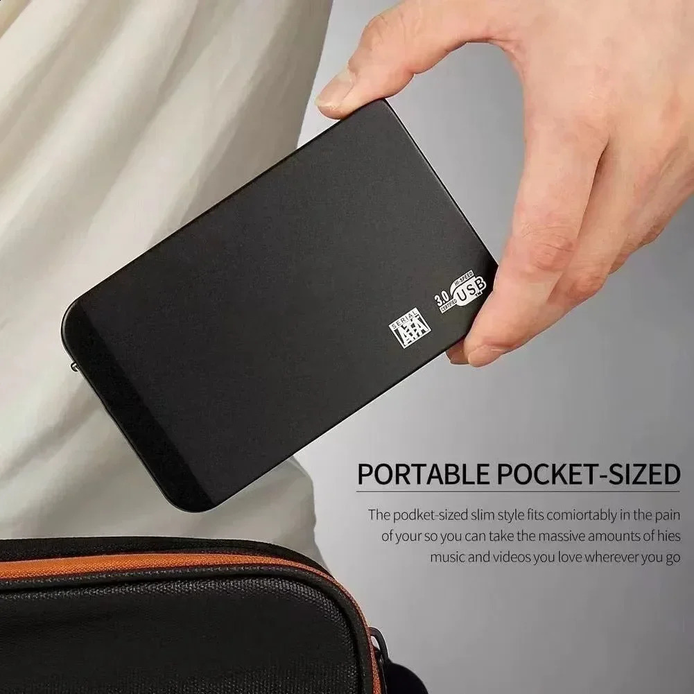 Portable SSD 1TB Large capacity Solid Hard Disk 2TB4TB HighSpeed External Drive USB30TypeC for LaptopDesktopPhone 240828