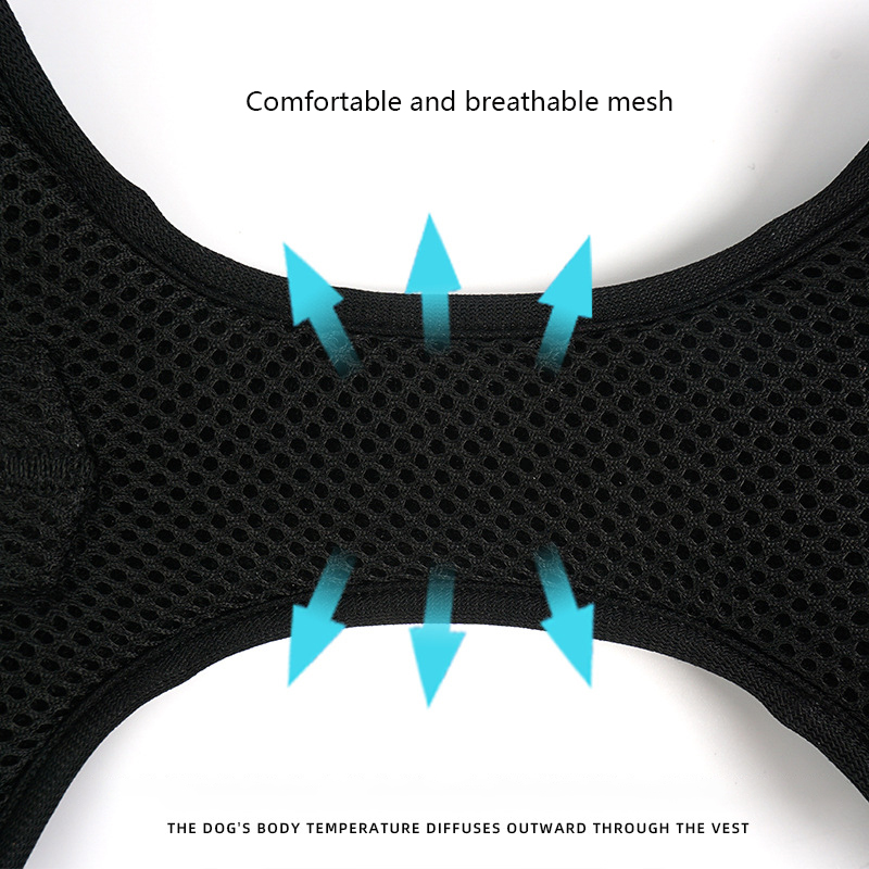 Adjustable Vest-style Pet Harness, Medium and Large Dog Harness, Reflective Oxford Cloth, for Outdoor Dog Walking Pet Supplies