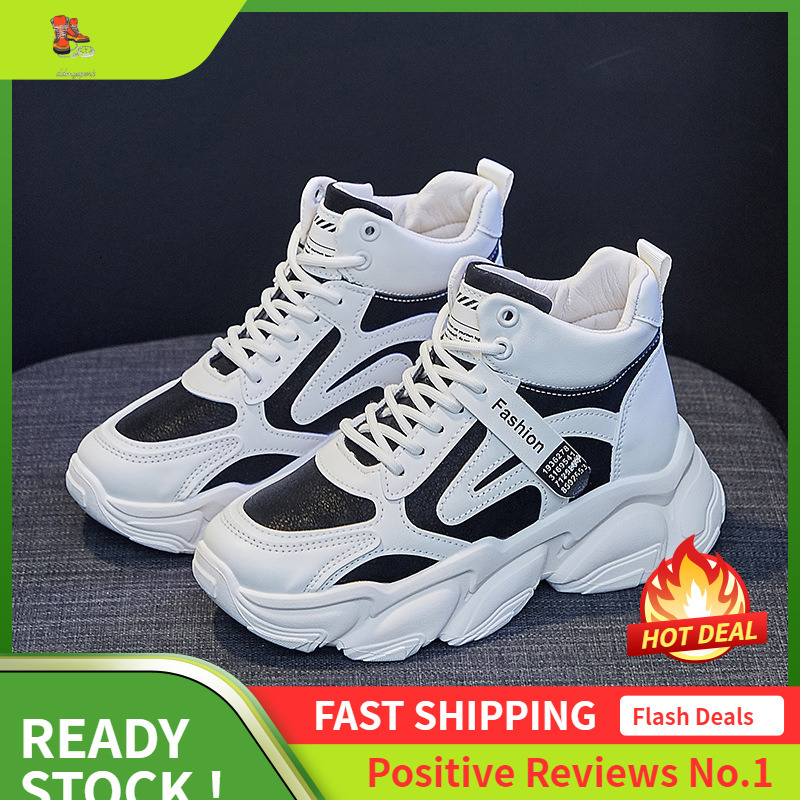 Ddmysports Plush Dad For Women Winter New Korean Edition Warm Igh Top Sports Student Cotton Instagram Shoes A OUTDOOR