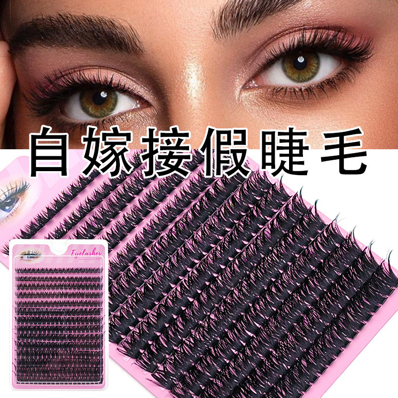 Cluster Eyelash Extension 160266 Bundles 50D60D80D Natural Style Individual Eyelashes Handmade Eyelash Bundles 3D mink Lashes 240620