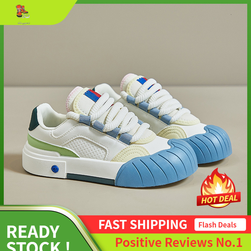 Ddmysports Spring Little White New Korean Edition Instagram Female Student Thick Sole Increase Sports Casual Board Shoes Trendy E OUTDOOR