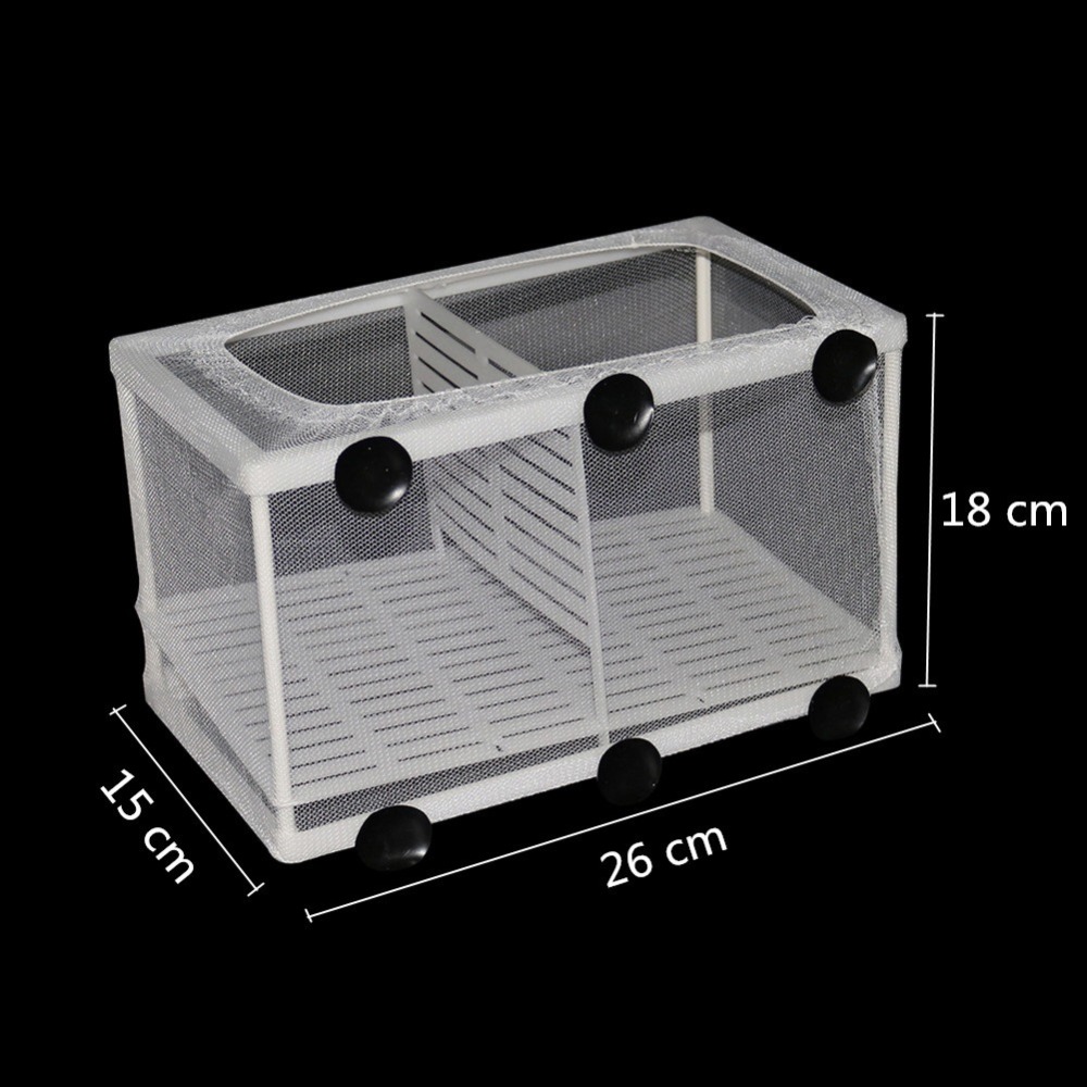 1 Pcs New Fish Breeding Incubator Net Hanging Fish Hatchery Isolation Box For Aquarium Accessory