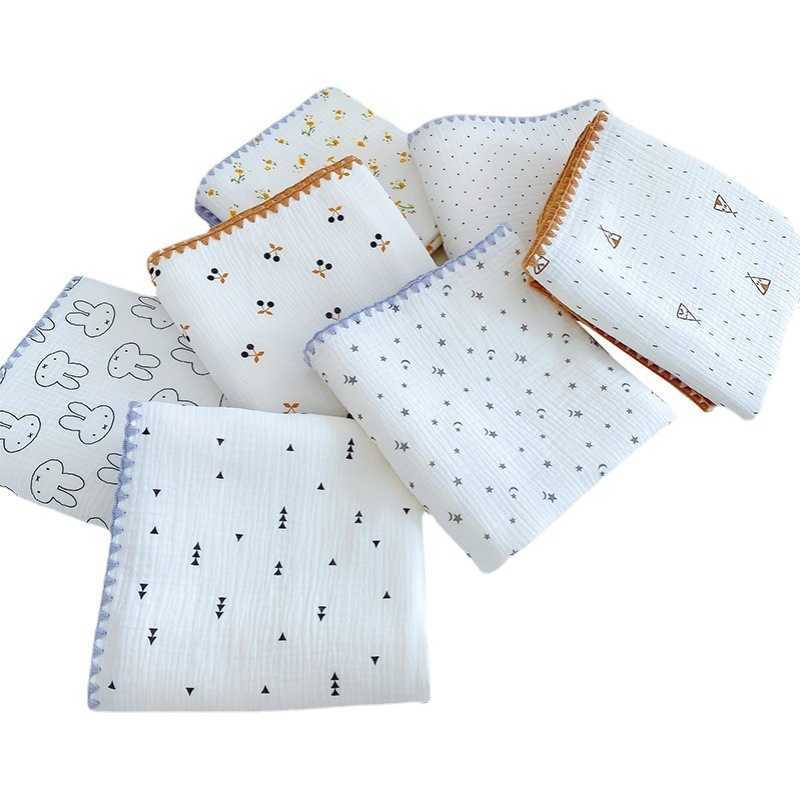 Blankets Swaddling Soft and sticky four layer gauze baby blanket pure cotton newborn wrap baby nap in kindergarten air-conditioned towel worn by summe