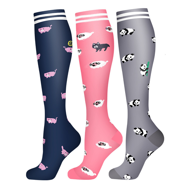 New Sock Set for Sports Long Pressure Socks, Compression Legs, Knee length