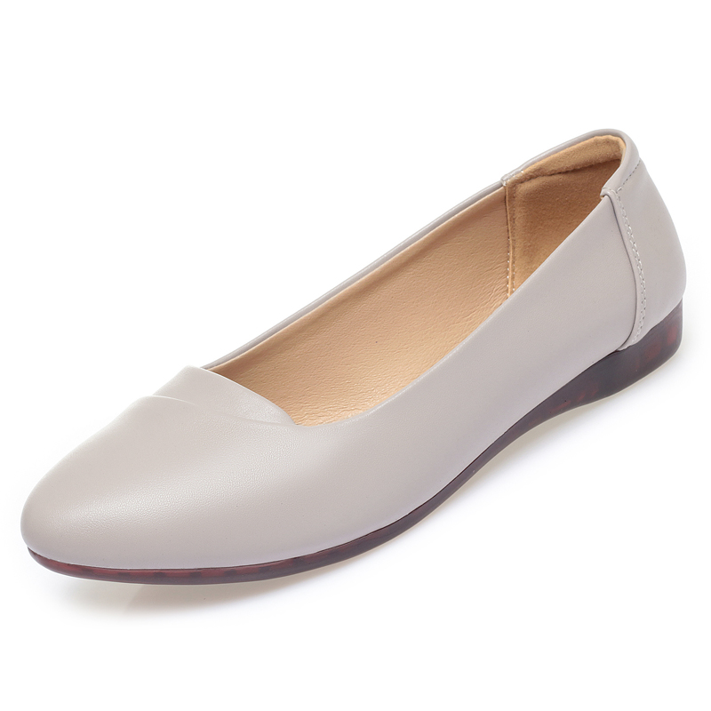 2025 NEW Women s AIYUQI Flat Large Size Spring New Mommy Casual Non Tie Ballet Shoes Women eccd